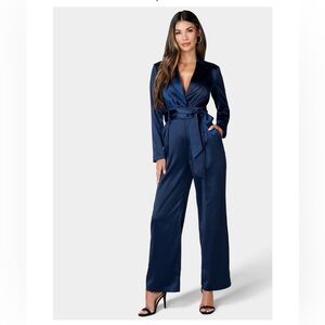 Bebe Satin Jumpsuit